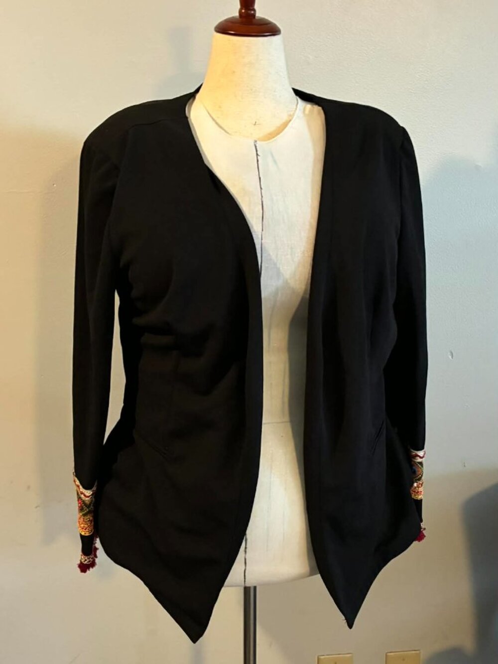 SHEIN Blazer — SKU 5939628 (Size Unknown — Boho Accent Cuffs)